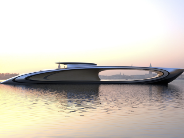 The Shape Superyacht Concept Has Gaping Hole in the Superstructure, Plenty of Attitude