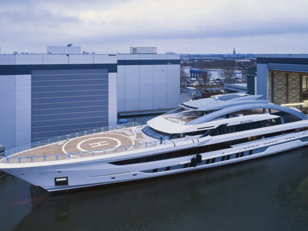 Heesen launches 80m flagship Galactica in Oss