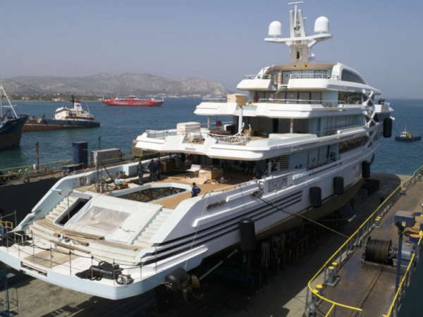 88m Golden Yachts Project X nears completion