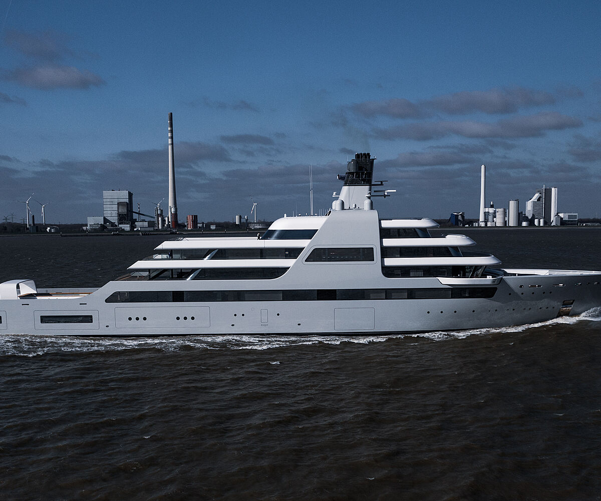 140m Superyacht Solaris has been Delivered