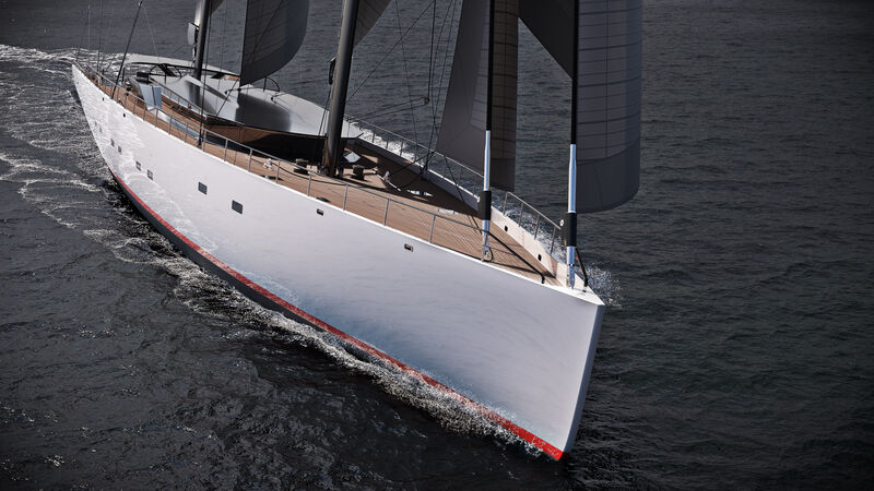 Sail 55 yacht exterior design 