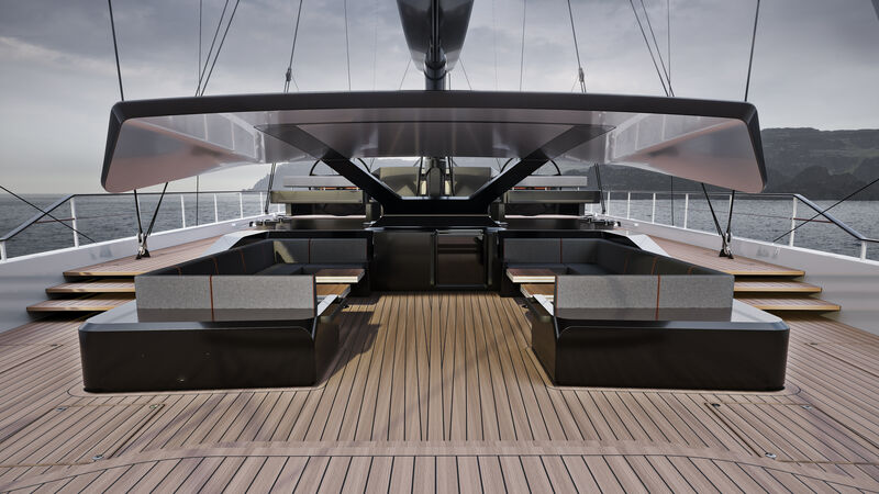 Sail 55 yacht exterior design 
