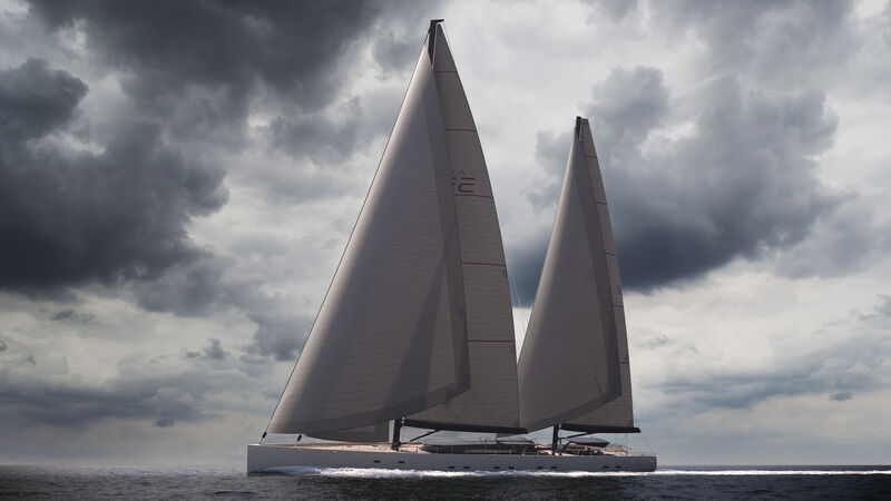 Sail 55 yacht exterior design 